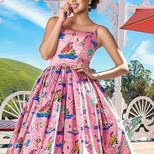 PinUp Couture Jenny Neverland Peter Pan pink XL